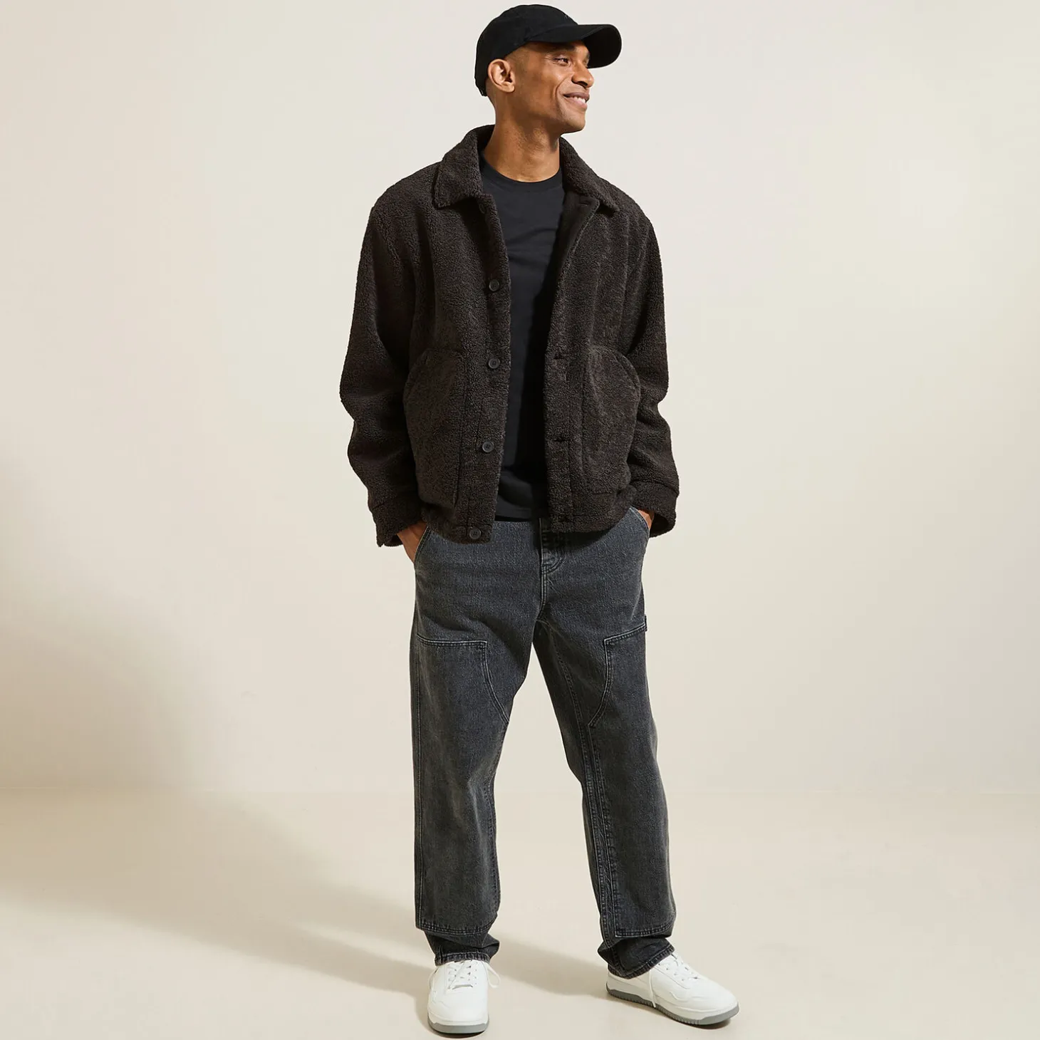 Best Sherpajack met hemdskraag Mantel & Jack