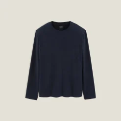 Cheap Slim basic T-shirt met ronde hals T-shirt