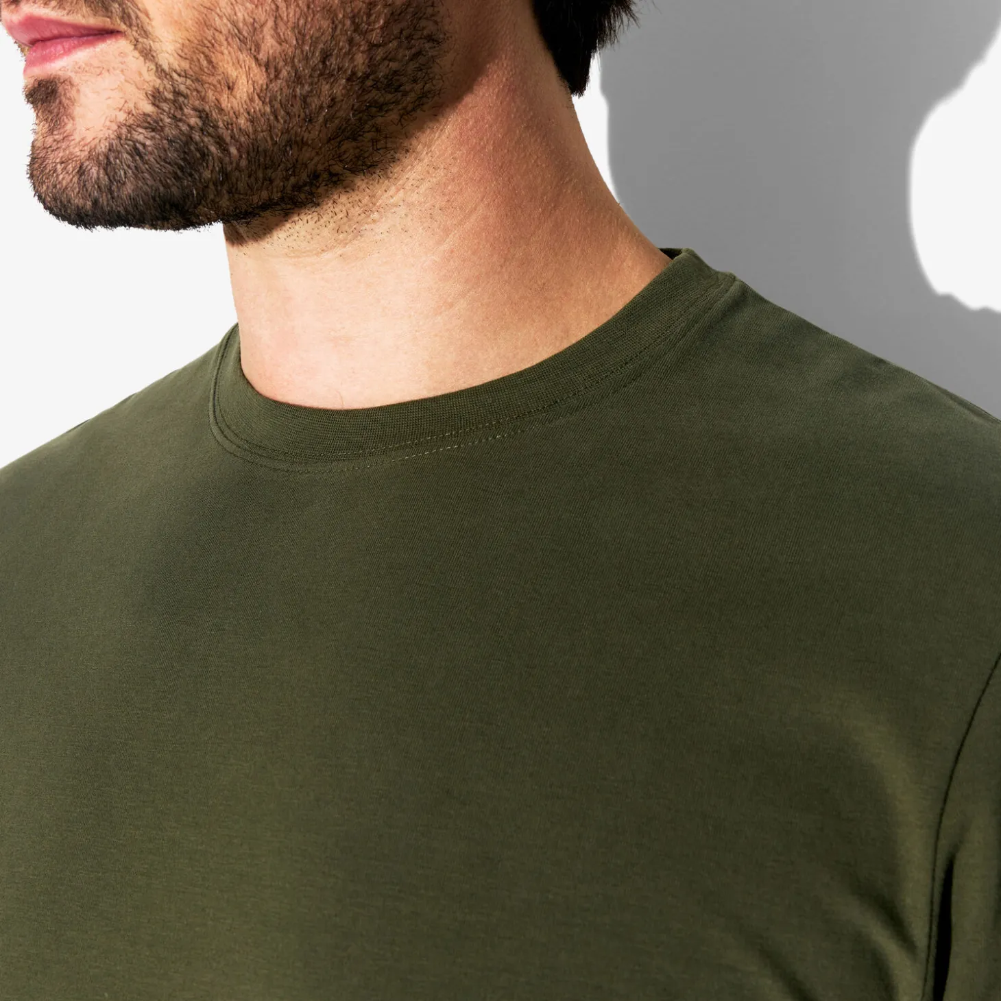 Fashion Slim basic T-shirt met ronde hals T-shirt