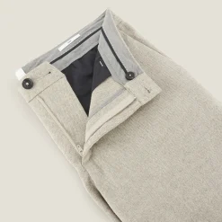 Cheap Slim chinobroek met flanelaspect Broek