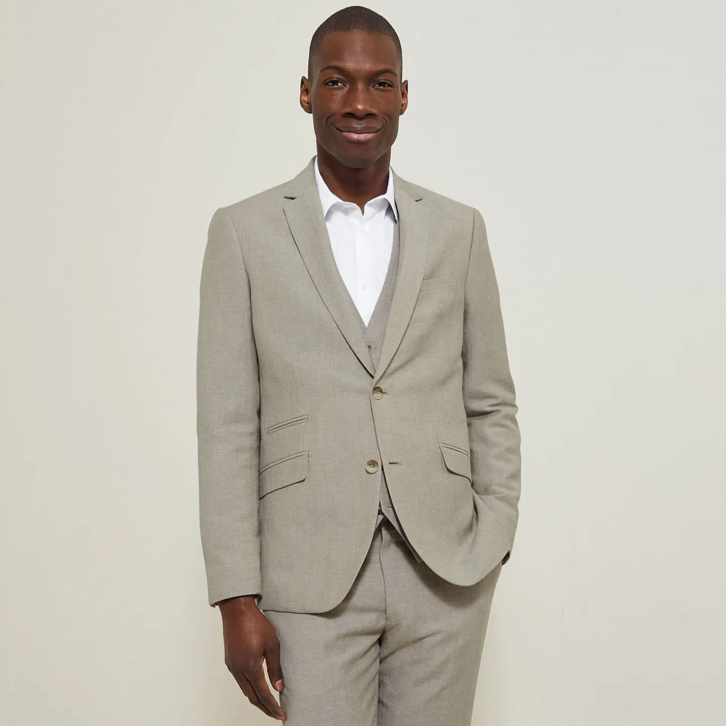 Discount Slim comfortabel kostuumvest Kostuumvest & Blazer|Kostuumvest