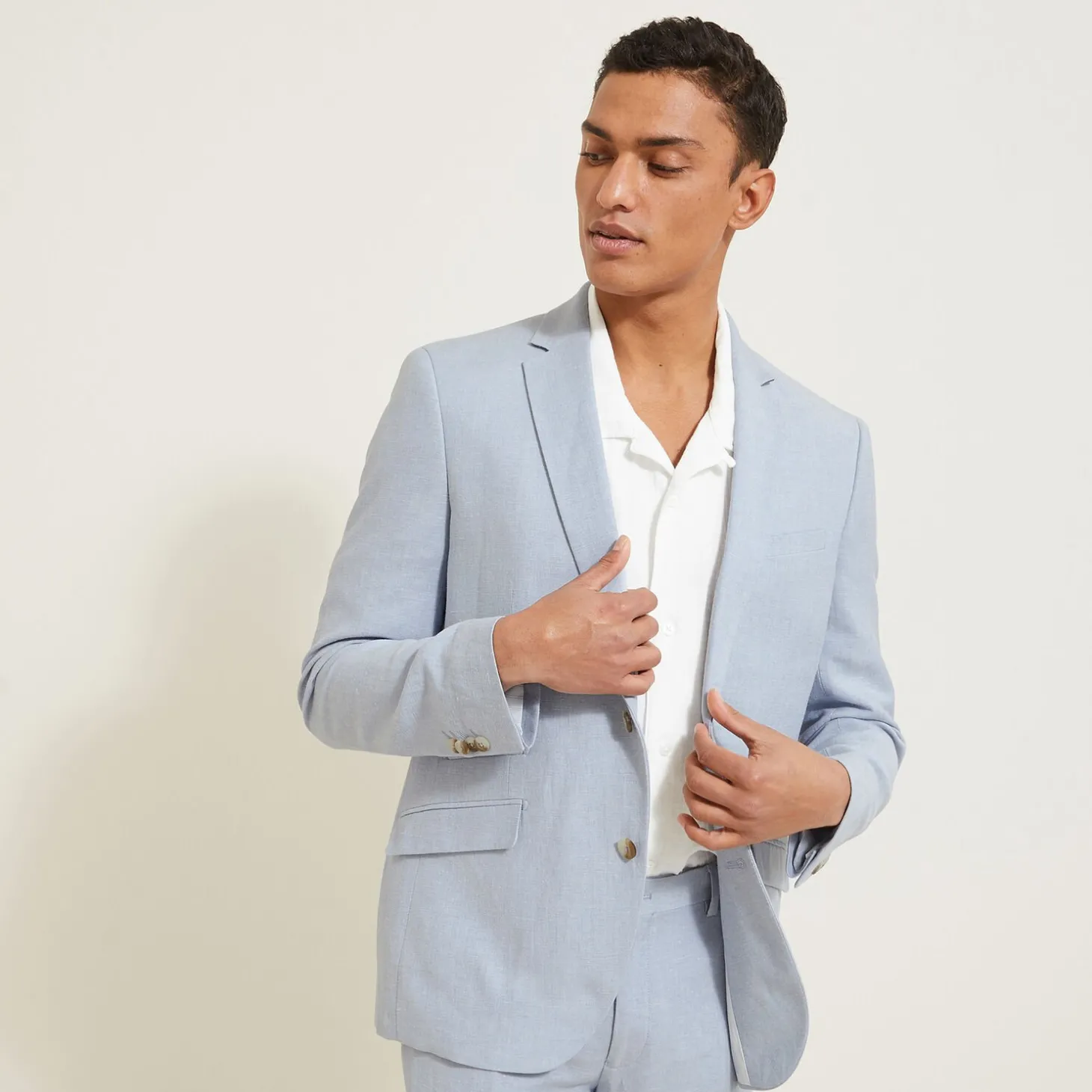 Discount Slim comfortabel kostuumvest Linnen Kostuum|Kostuumvest & Blazer