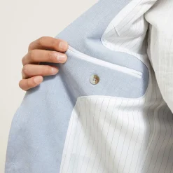 Discount Slim comfortabel kostuumvest Linnen Kostuum|Kostuumvest & Blazer