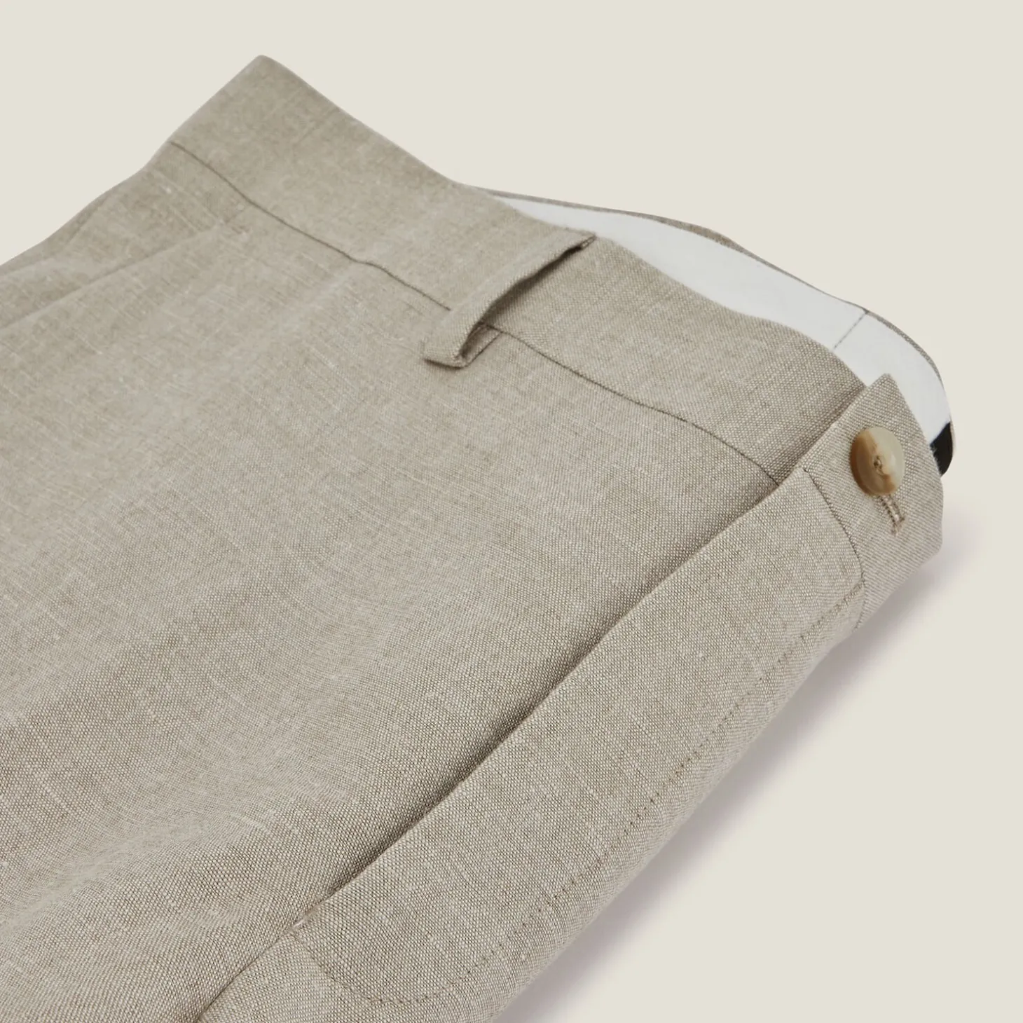 Discount Slim comfortabele kostuumbroek Linnen Kostuum|Kostuumbroek