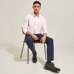 Best Sale Slim effen hemd in gerecyclede polyamide Formele Overhemden|Overhemd