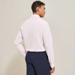 Best Sale Slim effen hemd in gerecyclede polyamide Formele Overhemden|Overhemd