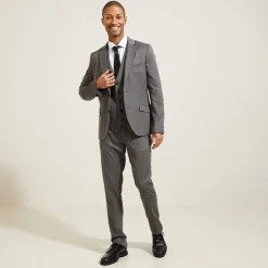 Flash Sale Slim effen kostuumbroek Kostuumbroek|Broek