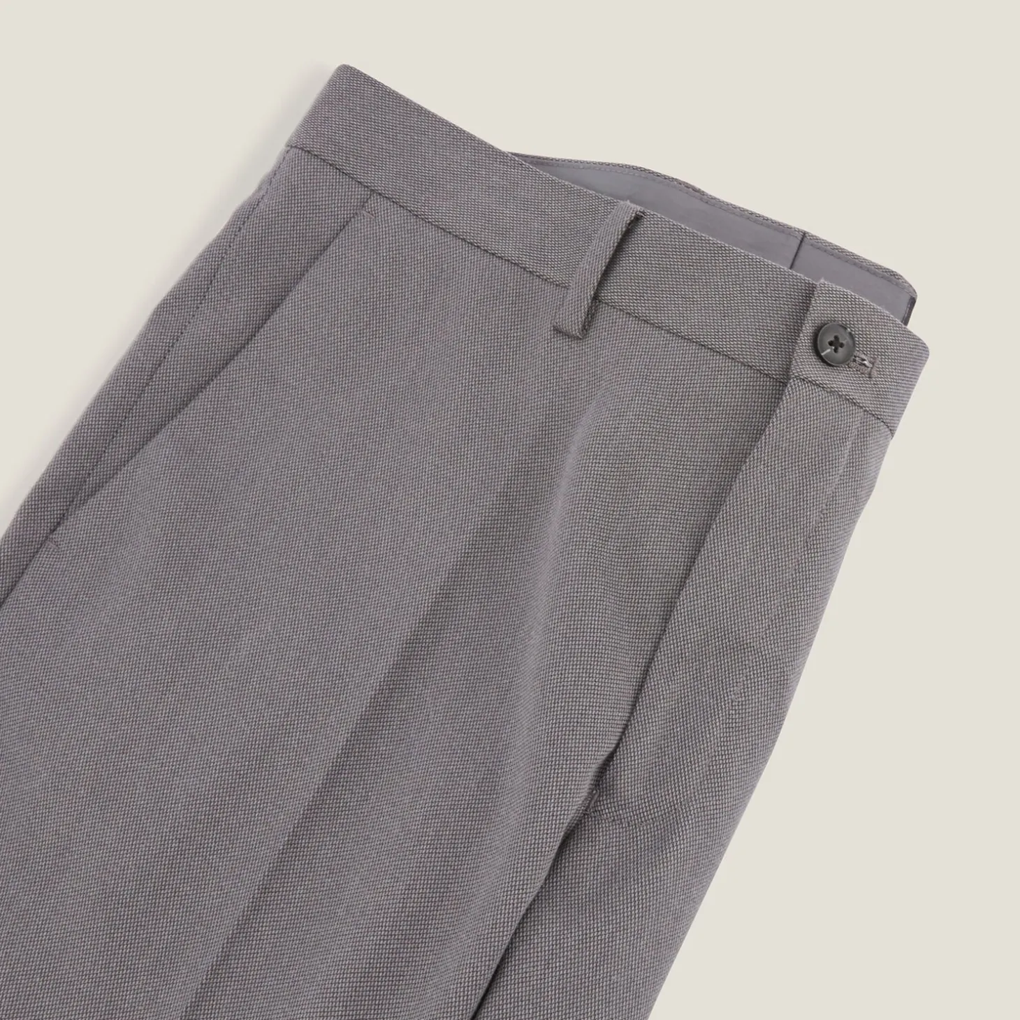 Flash Sale Slim effen kostuumbroek Kostuumbroek|Broek