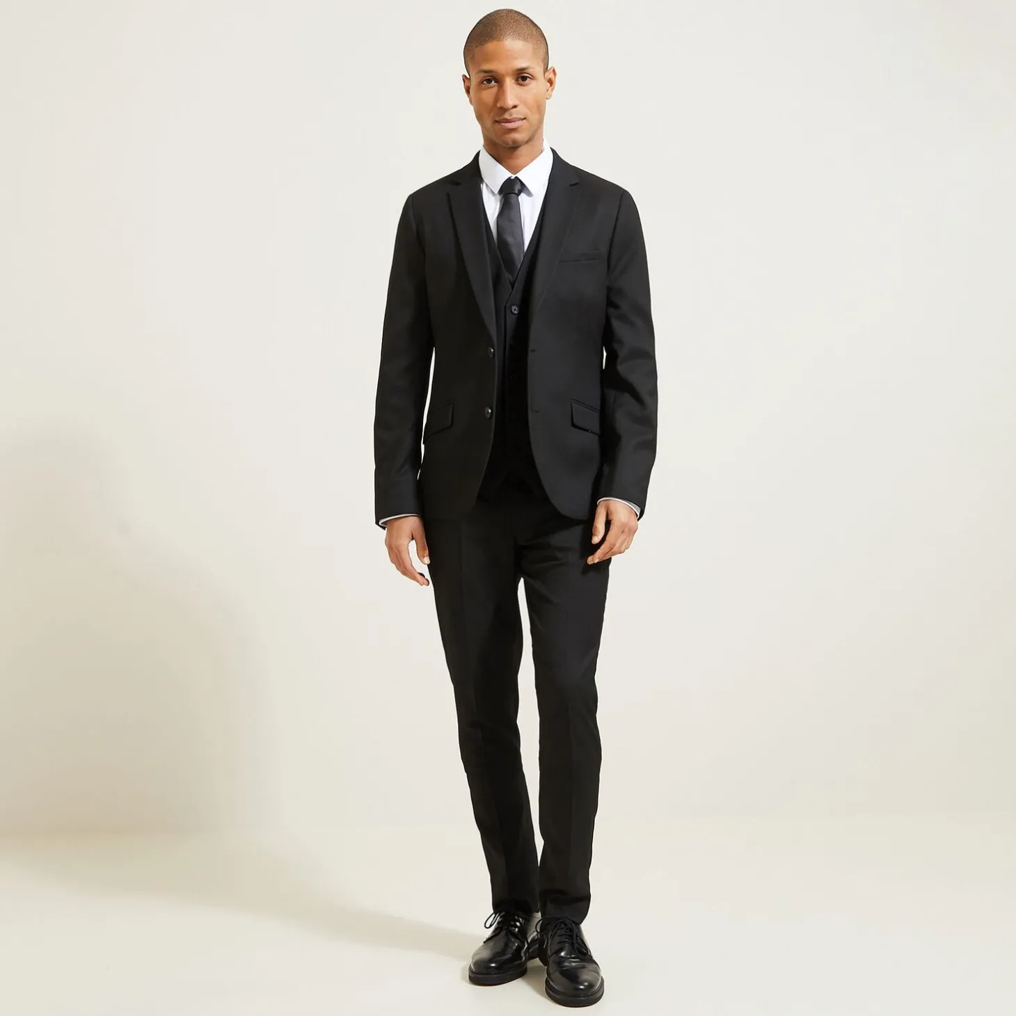 Shop Slim effen kostuumgilet Kostuumgilet