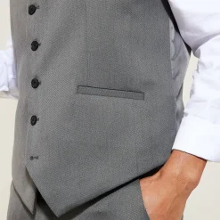 Discount Slim effen kostuumgilet Kostuumgilet