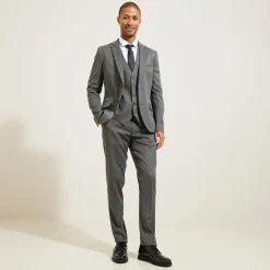 Discount Slim effen kostuumgilet Kostuumgilet