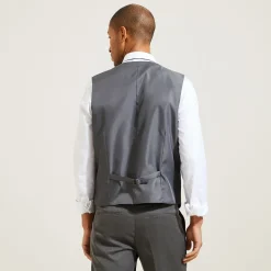 Discount Slim effen kostuumgilet Kostuumgilet