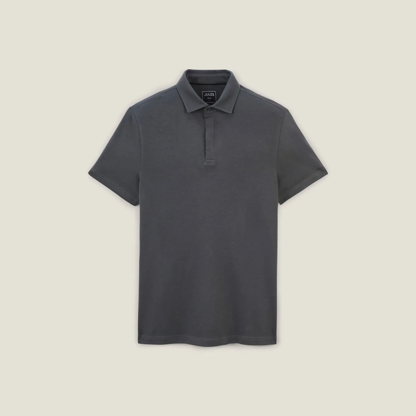 Cheap Slim effen polo met korte mouwen en Italiaanse kra Polo