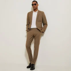 Store Slim effen polo met korte mouwen en Italiaanse kra Polo