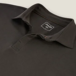 New Slim effen polo met korte mouwen en Italiaanse kra Polo