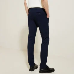 Flash Sale Slim fantasie chino broek, geruwde binnenkant Broek Chino|Broek