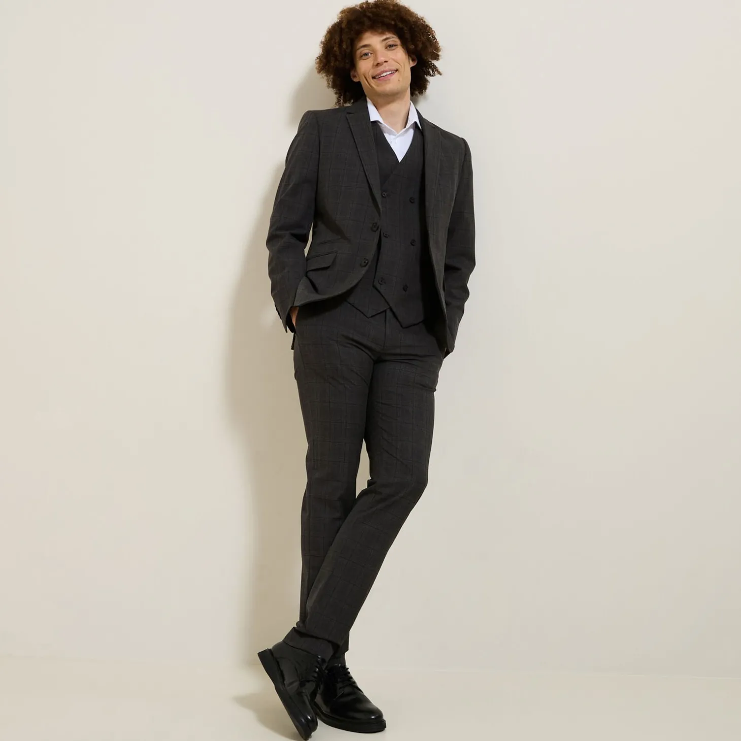 New Slim geruit kostuumvest Kostuumvest & Blazer|Kostuumvest