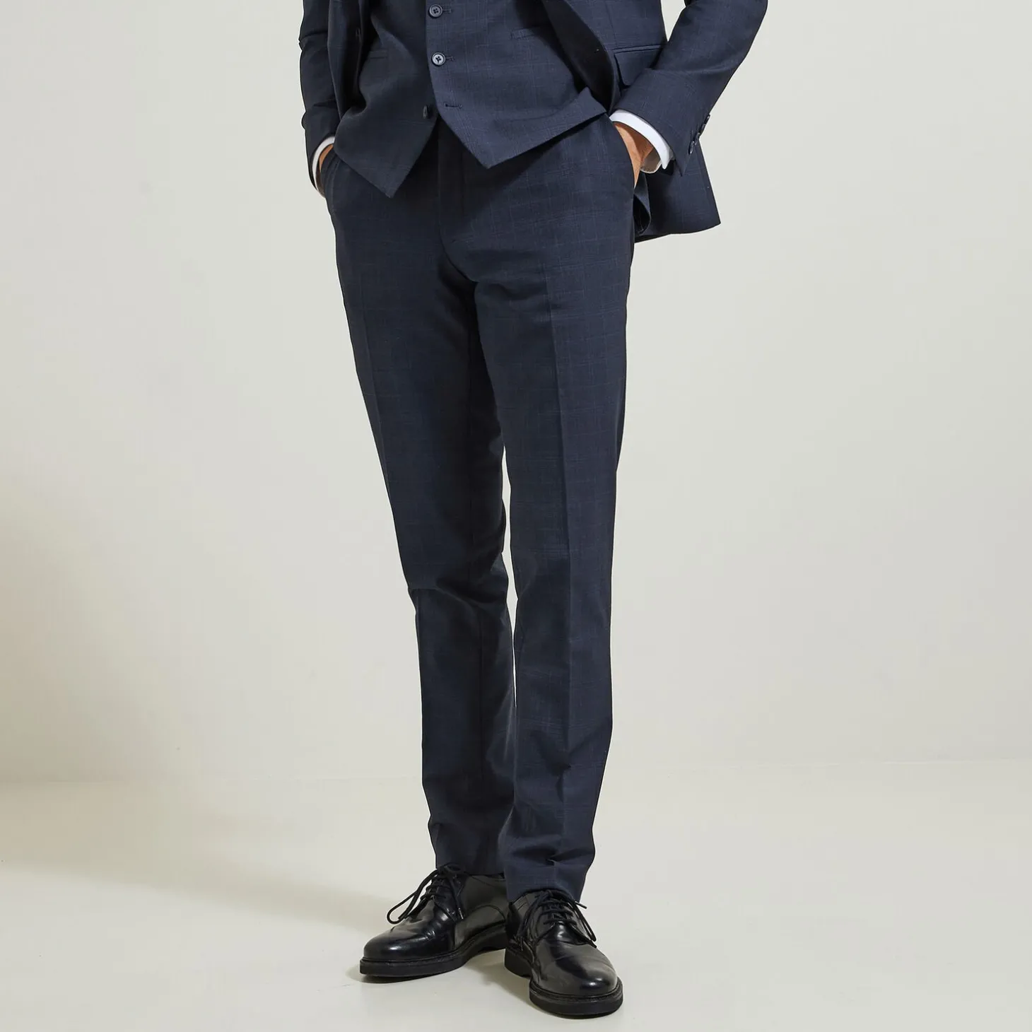 Store Slim geruite kostuumbroek Kostuumbroek|Broek