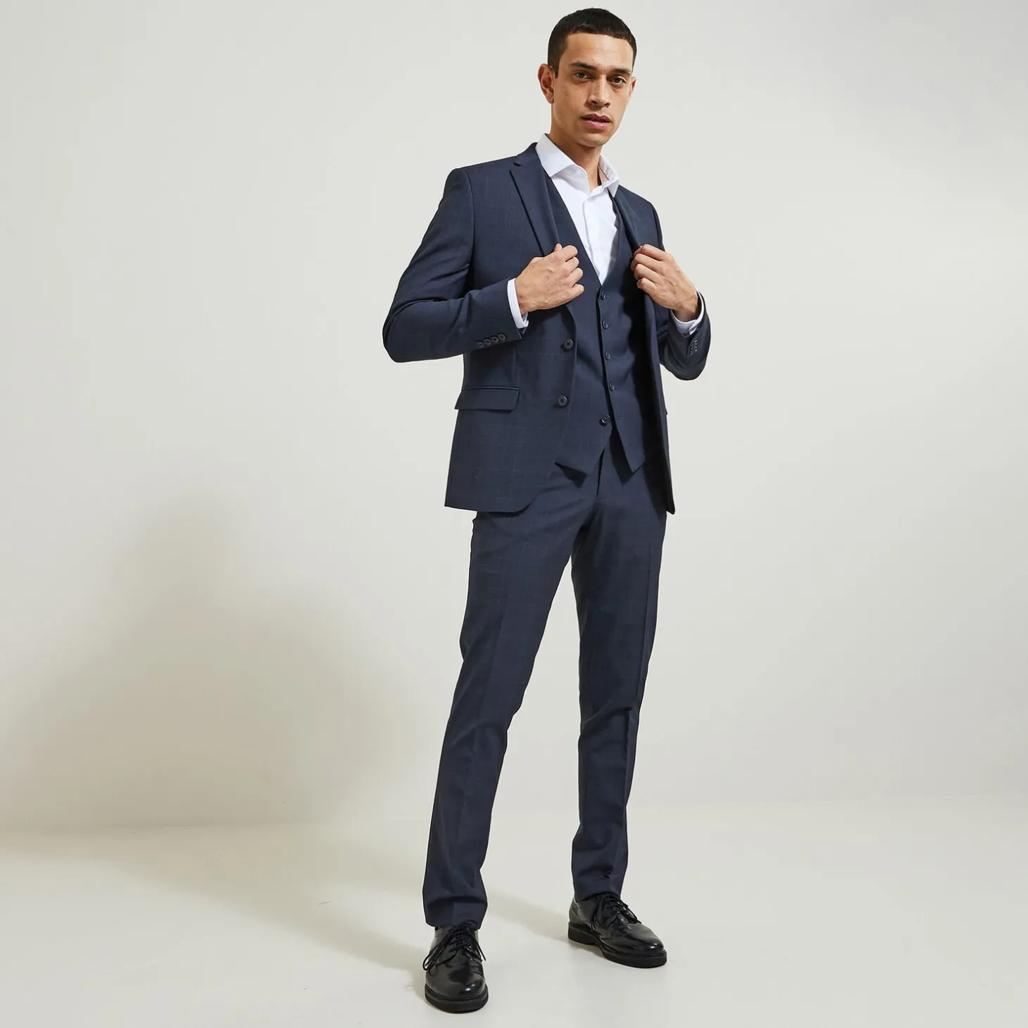 Store Slim geruite kostuumbroek Kostuumbroek|Broek