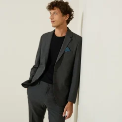 Outlet Slim gestreept kostuumvest Kostuumvest & Blazer|Kostuumvest