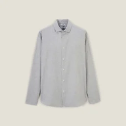 Shop Slim hemd in flanelkatoen Formele Overhemden|Overhemd