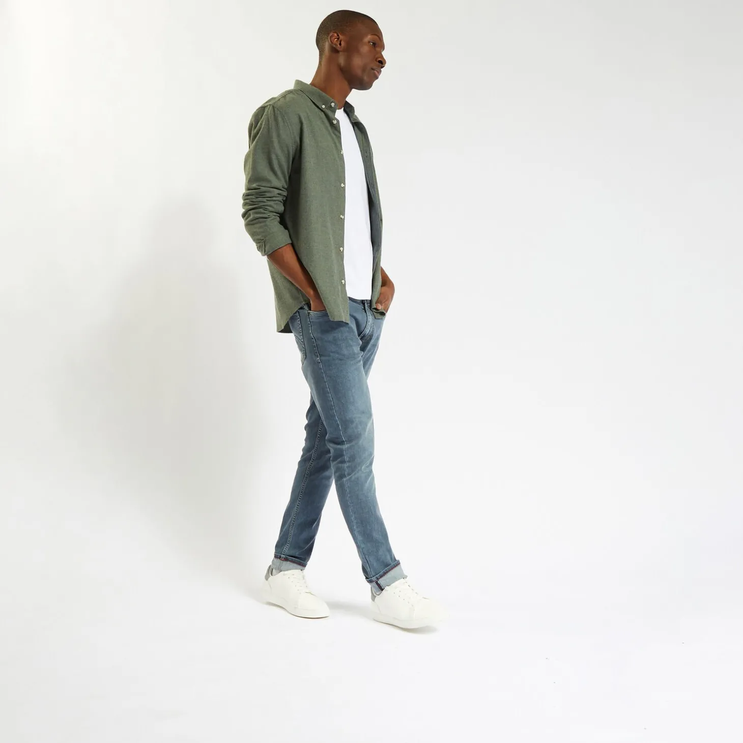 Best Sale Slim jeans in 3 lengtes en gerecycled polyester Jeans Slim|Jeans