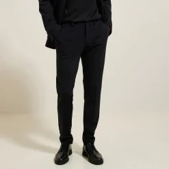 Online Slim kostuumbroek in tricot Kostuumbroek|Broek