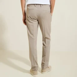 Sale Slim kostuumbroek in twill Kostuumbroek|Broek