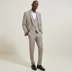 Online Slim kostuumgilet Linnen Kostuum|Kostuumgilet