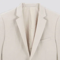 Cheap Slim kostuumvest Linnen Kostuum|Kostuumvest & Blazer