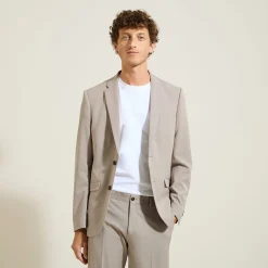 Hot Slim kostuumvest in twill Kostuumvest & Blazer|Kostuumvest