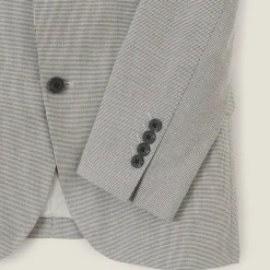 Sale Slim kostuumvest met pied-de-puce-motief Kostuumvest & Blazer|Kostuumvest