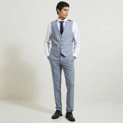 Cheap Slim tweekleurig kostuumbroek Kostuumbroek|Broek