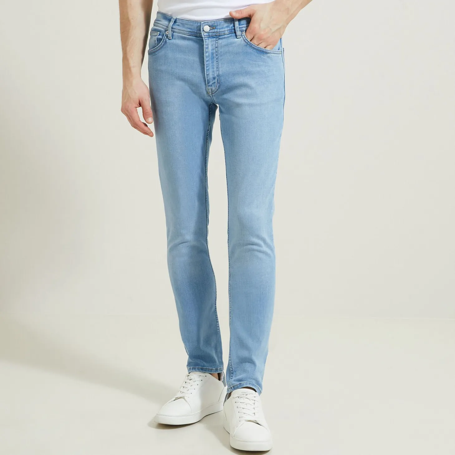 Flash Sale Slim urbanflex jeans met regeneratief katoen Jeans Slim|Jeans