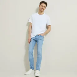 Flash Sale Slim urbanflex jeans met regeneratief katoen Jeans Slim|Jeans