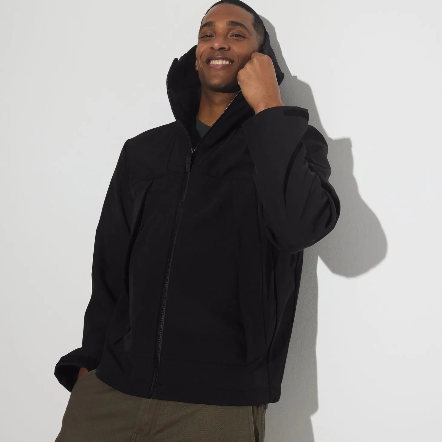 Sale Softshell jack met kap Mantel & Jack