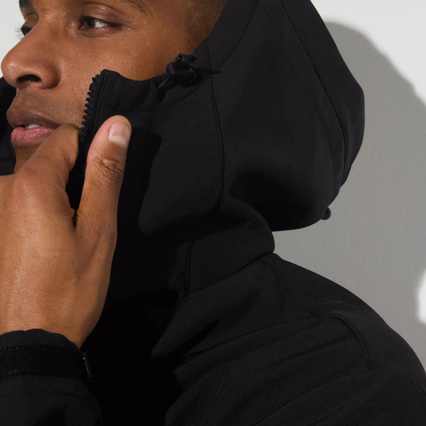 Sale Softshell jack met kap Mantel & Jack