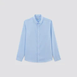 Cheap Strijkvrij regular effen hemd in katoen Makkelijk Te Strijken Hemd|Formele Overhemden