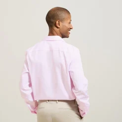 New Strijkvrij regular effen hemd in katoen Makkelijk Te Strijken Hemd|Formele Overhemden