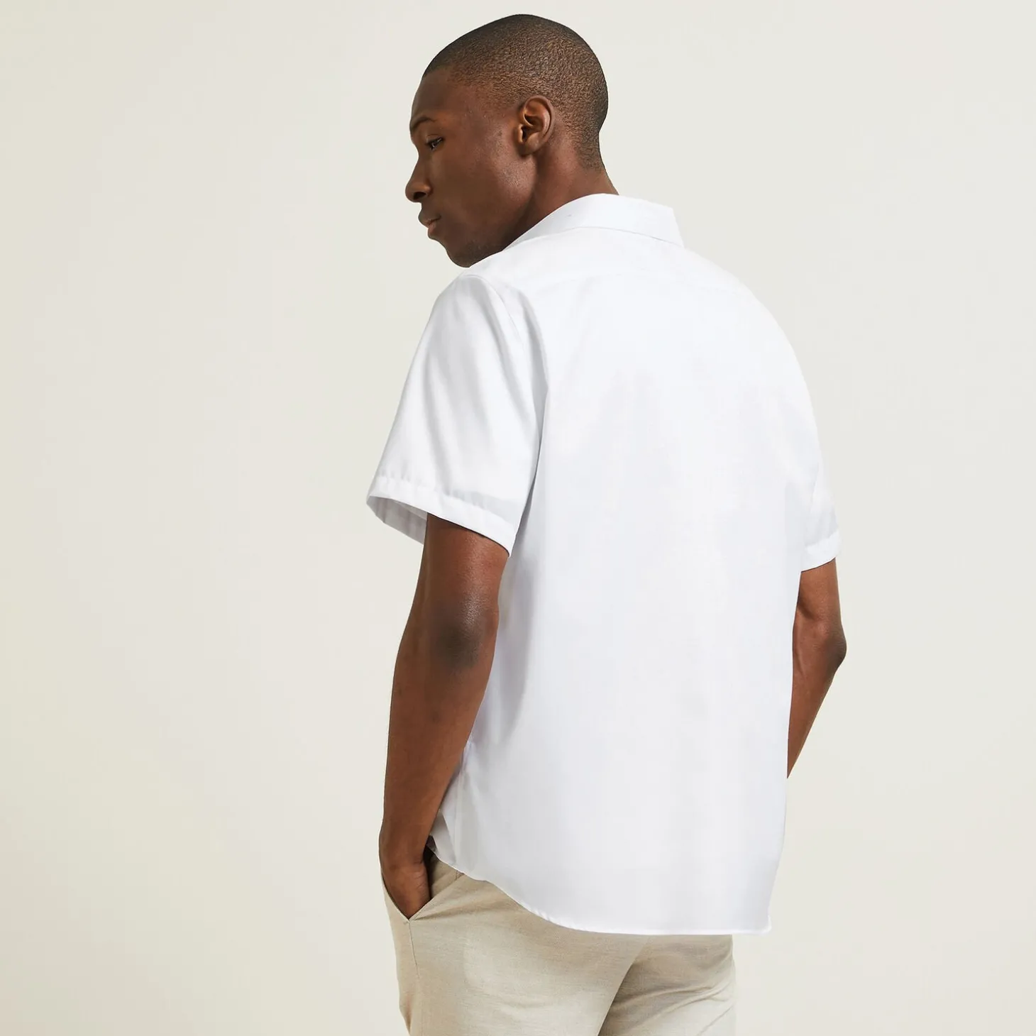 Cheap Strijkvrij regular effen hemdje in katoen Makkelijk Te Strijken Hemd|Formele Overhemden