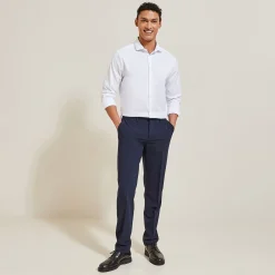 Discount Strijkvrij regular effen hemd in katoen Makkelijk Te Strijken Hemd|Formele Overhemden