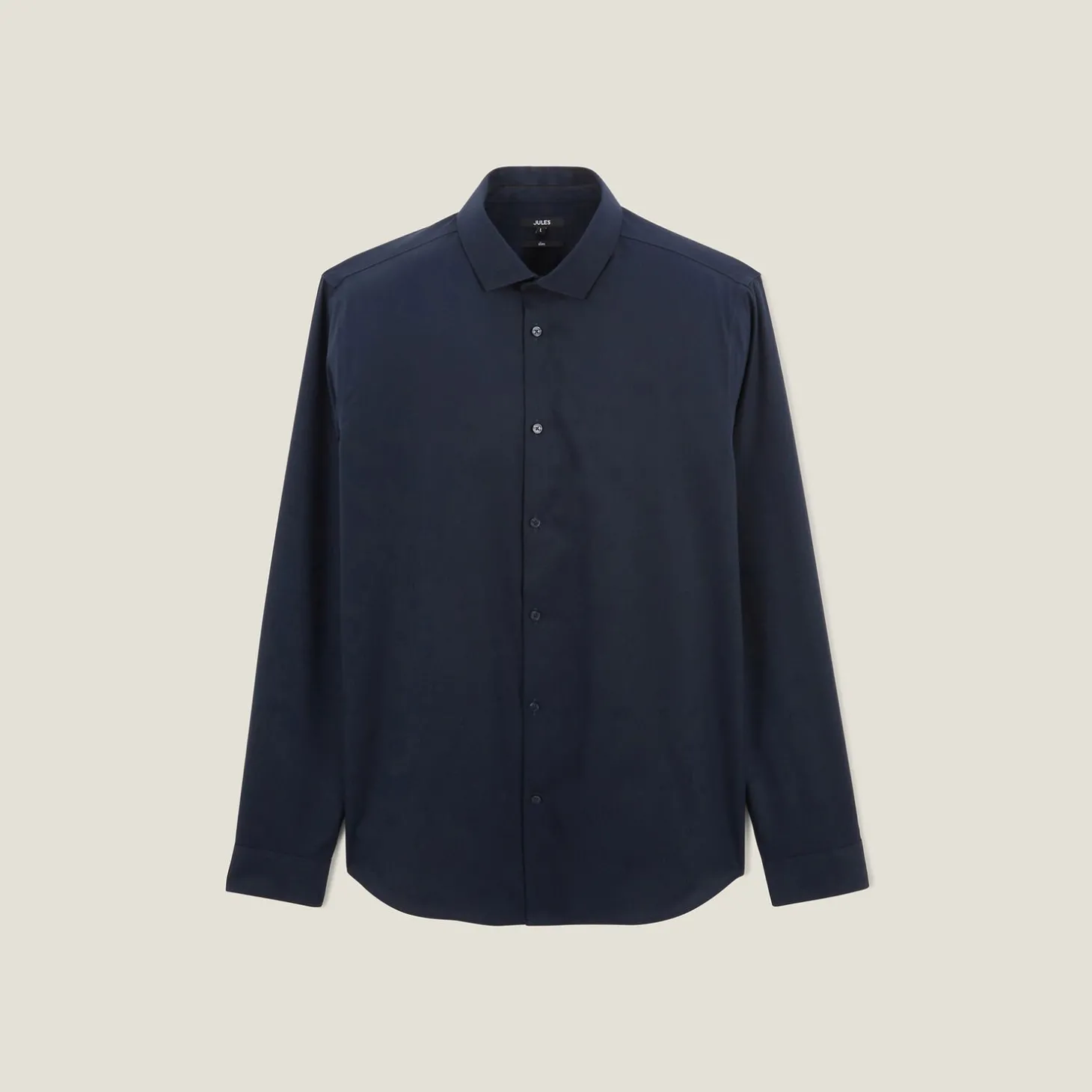 Online Strijkvrij slim effen hemd in katoen Formele Overhemden|Makkelijk Te Strijken Hemd