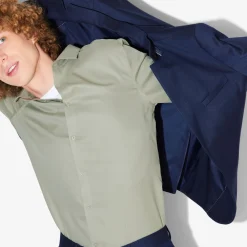 Best Strijkvrij slim effen hemd in katoen Formele Overhemden|Overhemd