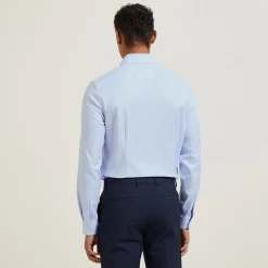 Best Sale Strijkvrij slim effen hemd in katoen Makkelijk Te Strijken Hemd|Formele Overhemden