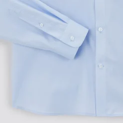 Best Sale Strijkvrij slim effen hemd in katoen Makkelijk Te Strijken Hemd|Formele Overhemden