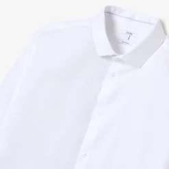 Shop Strijkvrij slim effen hemd in katoen Makkelijk Te Strijken Hemd|Formele Overhemden