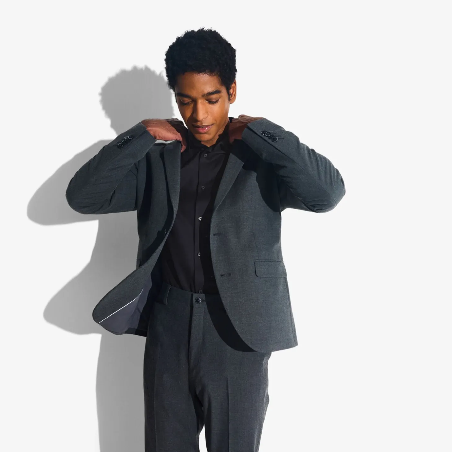 Best Strijkvrij slim effen hemd in katoen Makkelijk Te Strijken Hemd|Formele Overhemden