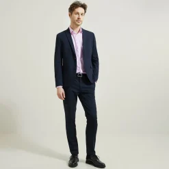 Store Strijkvrij slim effen hemd in katoen Makkelijk Te Strijken Hemd|Formele Overhemden