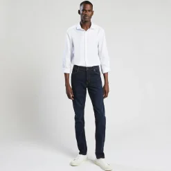 Cheap Strijkvrij slim effen hemd in katoen Makkelijk Te Strijken Hemd|Formele Overhemden