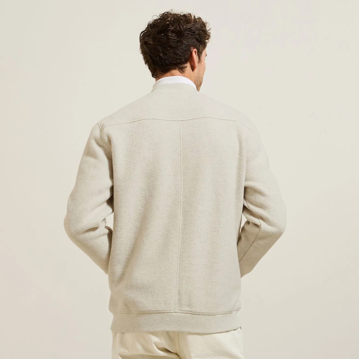 Online Sweater in tricot met rits Sweater